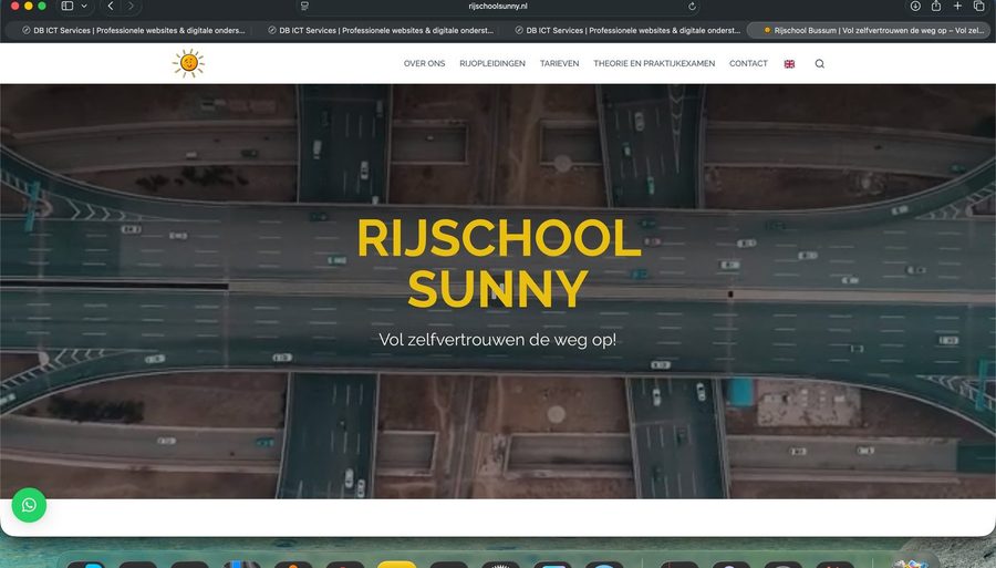 Rijschool Sunny website